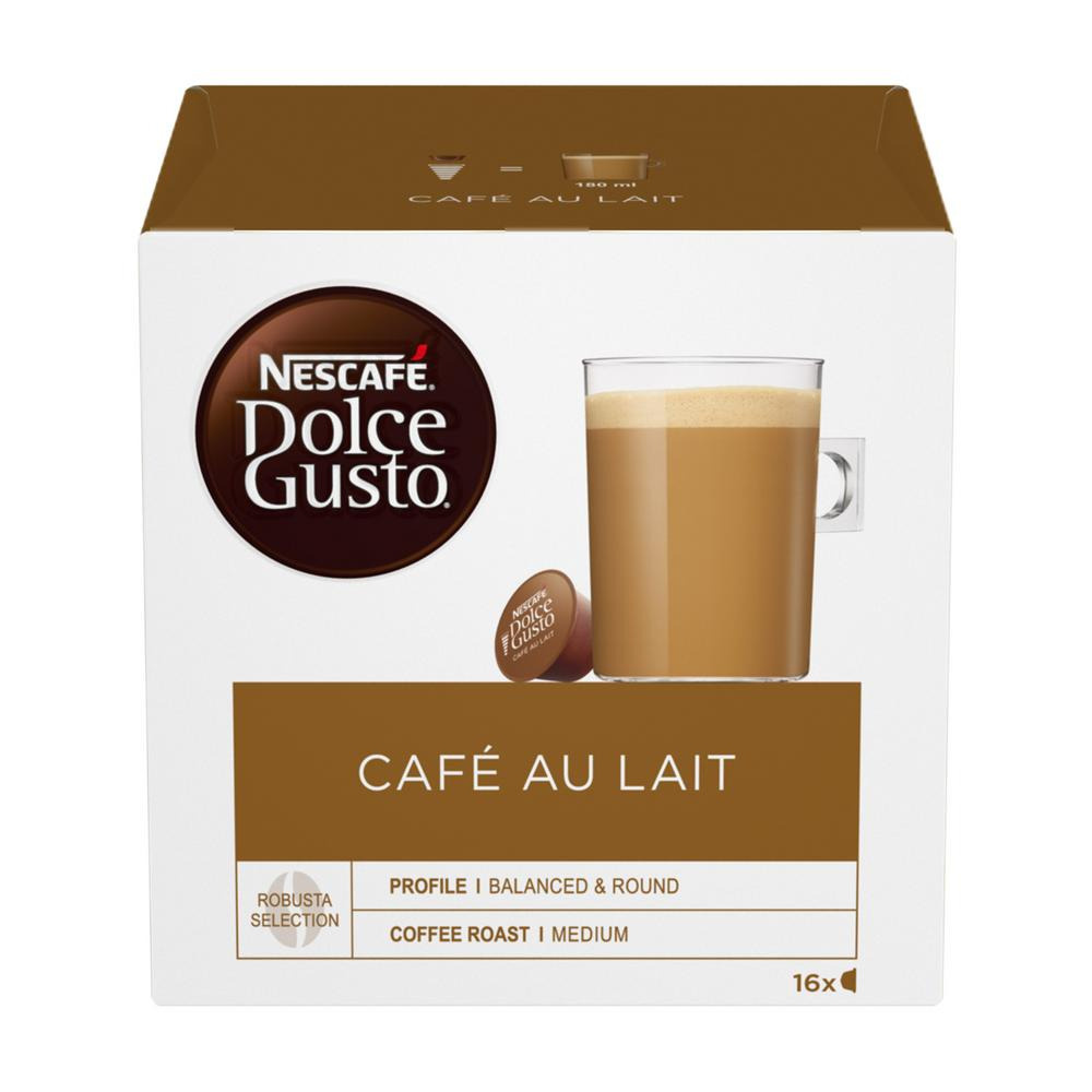 Кофе в капсулах Nescafe Dolce Gusto Cafe Au Lait, 16 капсул #1