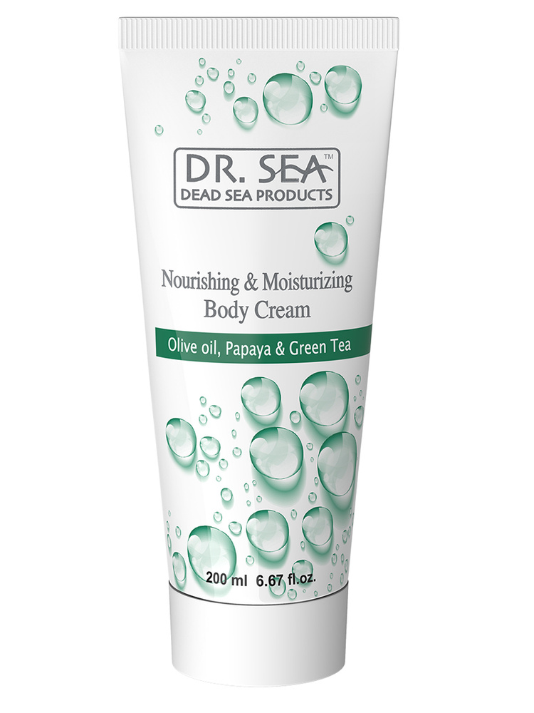 Dr. Sea / Питательный и увлажняющий крем для тела, рук и ног с маслом оливы, экстрактами папайи и зеленого #1