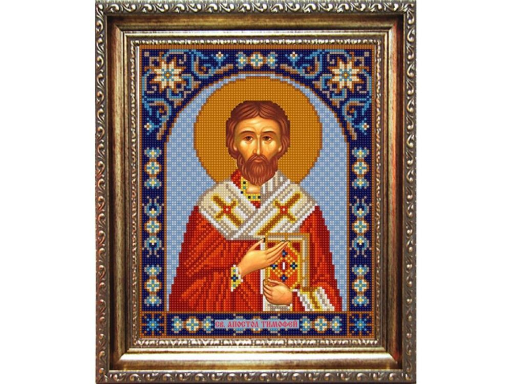 Рисунок на ткани Конёк "Св.Тимофей", 20x25 см #1