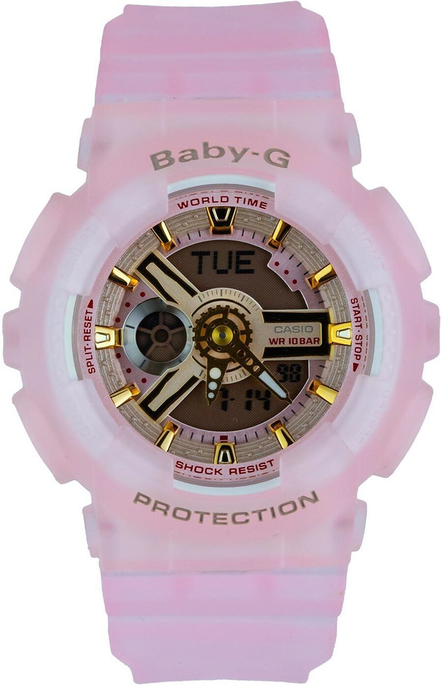 Японские женские наручные часы Casio Baby-G BA-110SC-4A #1