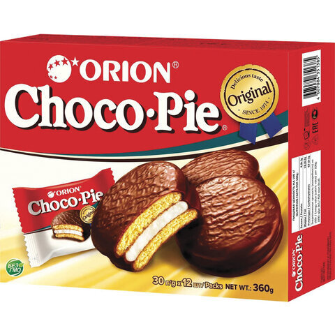 Печенье ORION "Choco Pie Original" 360 г (12 штук х 30 г), О0000013014 #1