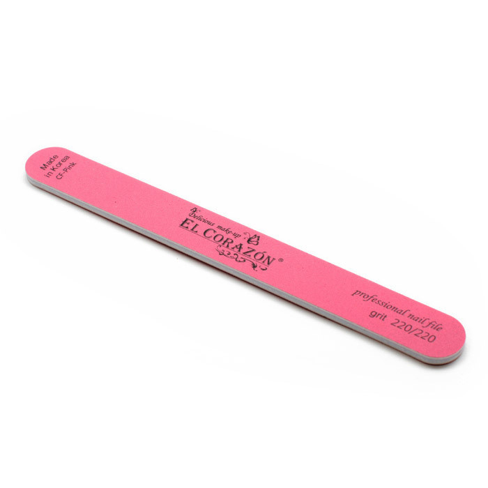 El Corazon Пилки Для Натуральных Ногтей Grit 220/220 розовая CF-Pink #1