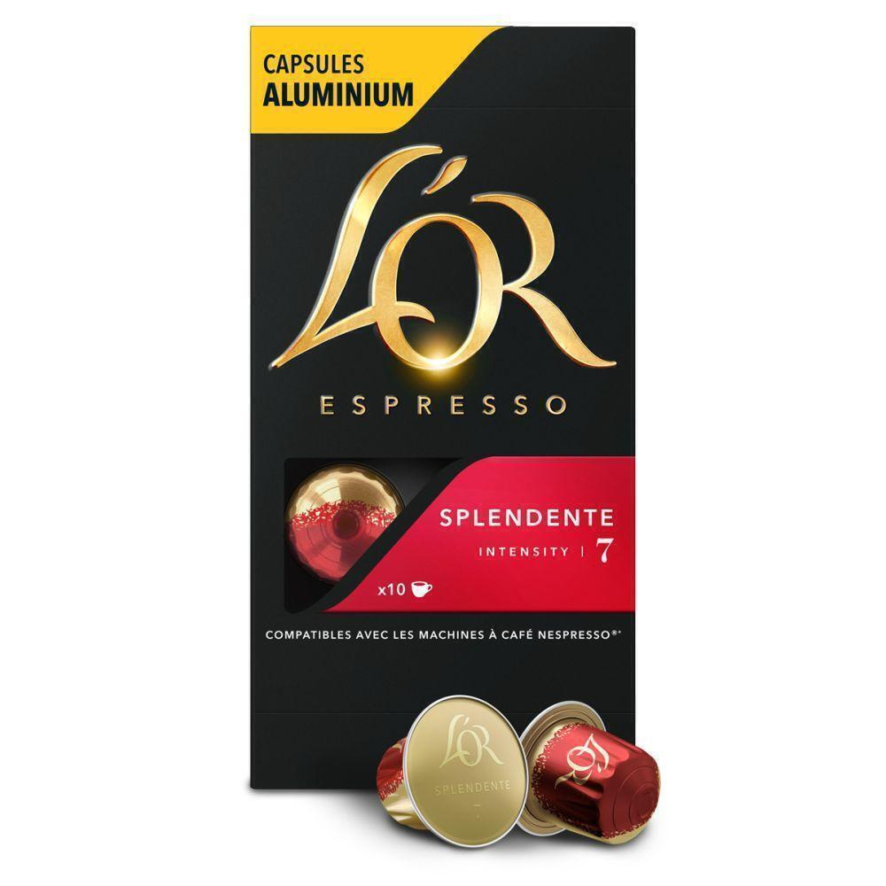 Кофе в капсулах L'OR Espresso Splendente для системы Nespresso, 10 порций  #1
