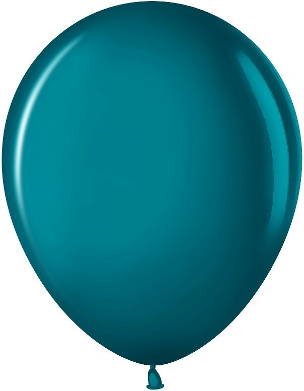 Воздушный шар, шарики (12''/30 см) Бирюзовый (455), пастель, 50 шт. набор шаров на праздник  #1