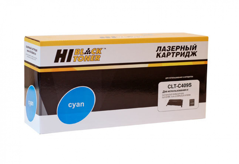 Тонер-картридж Hi-Black (HB-CLT-C409S) для Samsung CLP-310/315/CLX-3170fn/3175, C, 1K  #1