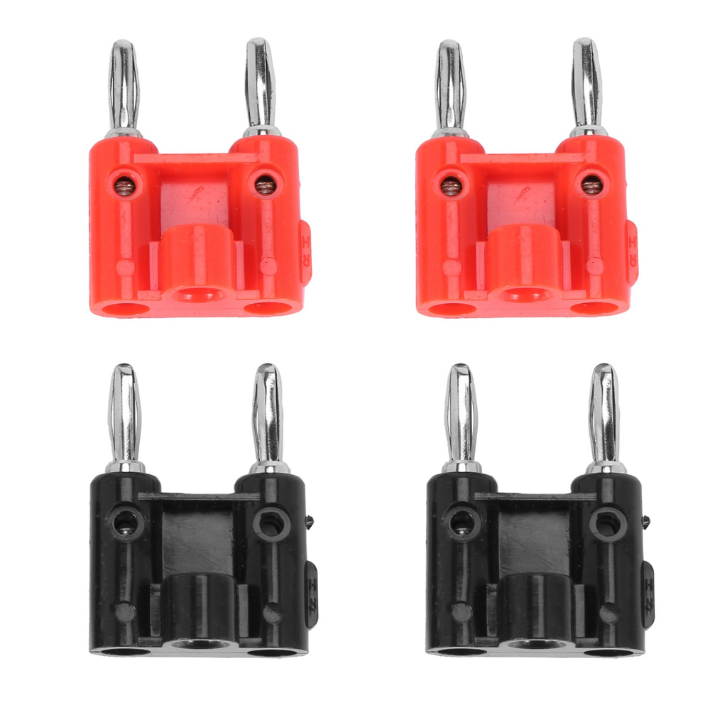 Кабель 4 шт. Винтовые разъемы для динамиков с двойным штекером типа ...