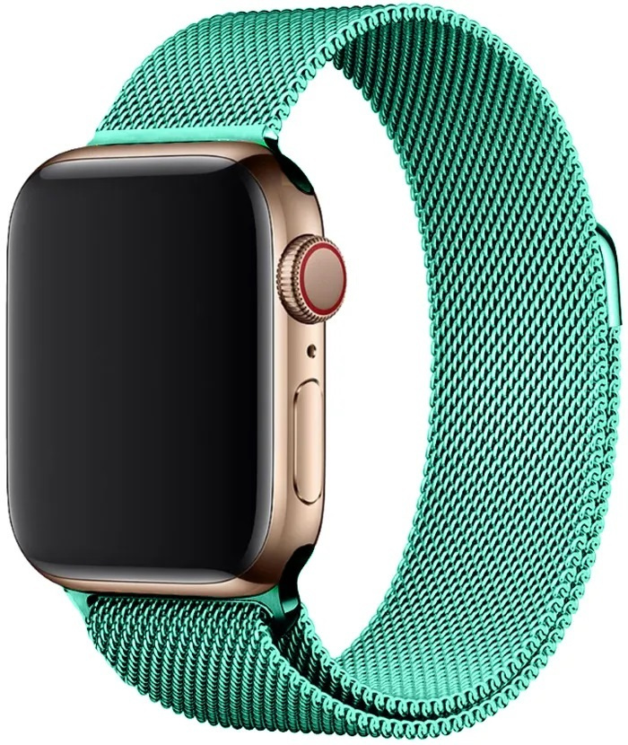 Металлический ремешок для часов Apple Watch 42-44-45-49 mm Миланская петля / Стальной браслет сетчатый #1