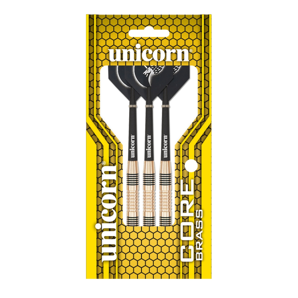 Дротики для игры в электронный дартс Unicorn Core Brass softip 17gr (начальный уровень)  #1