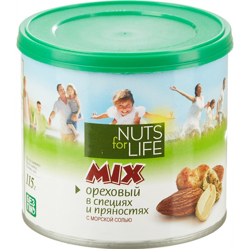 Микс ореховый Nuts for life,  115г #1