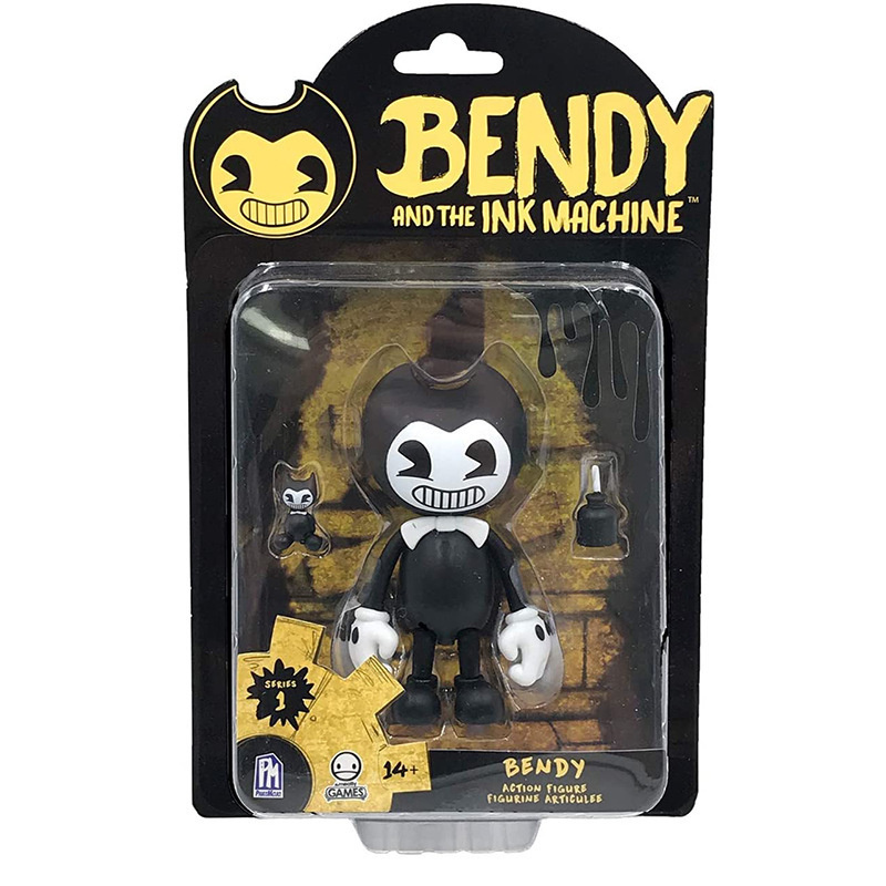 фигурки бенди и чернильная машина/Bendy and the Ink Machine/Черно-белая статуя Бенди  #1