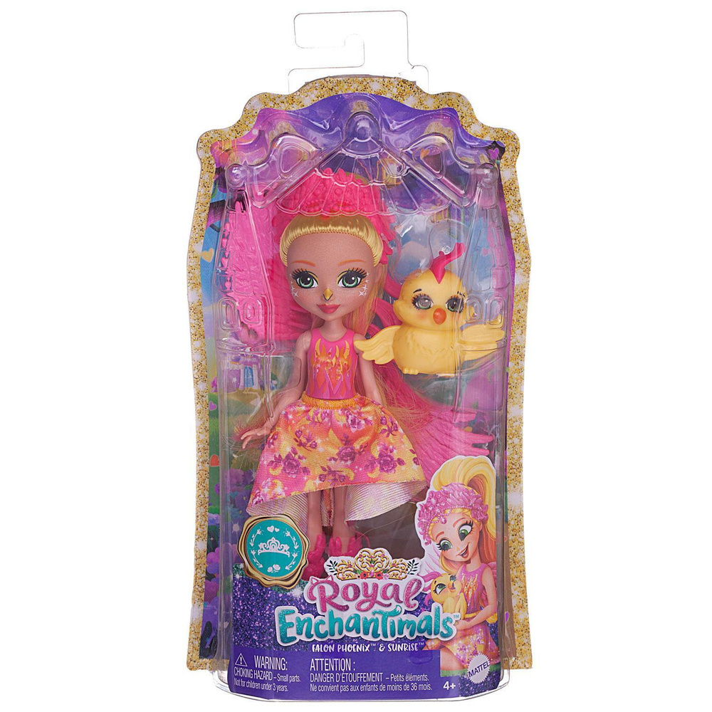 Кукла Mattel Enchantimals Фалон Феникс и Санрайс, с питомцем #1