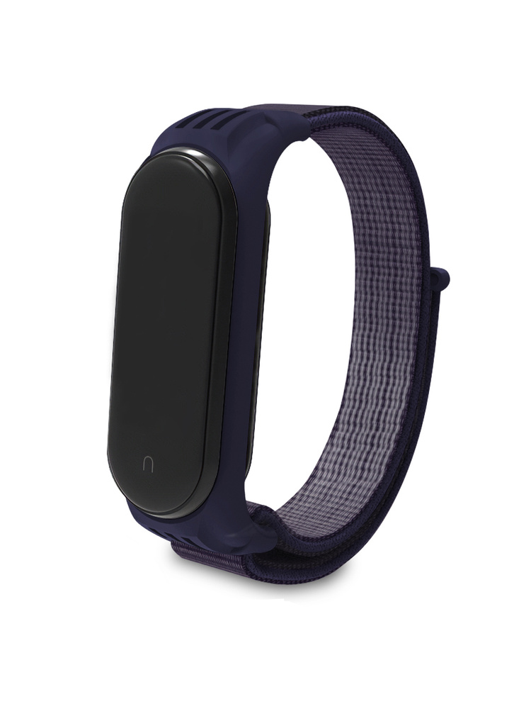 Ремешок для Xiaomi Mi Band 3 / 4 / 5 / 6 / 7 тканевый спортивный для фитнес-браслета Ми Бэнд  #1