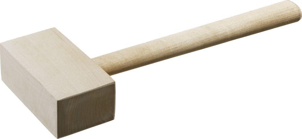 Молоток, киянка 330 г 70х50 мм деревянная прямоугольная киянка ЗУБР  #1