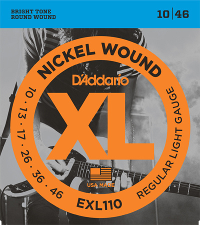 Комплект струн для электрогитары D'Addario EXL110 #1