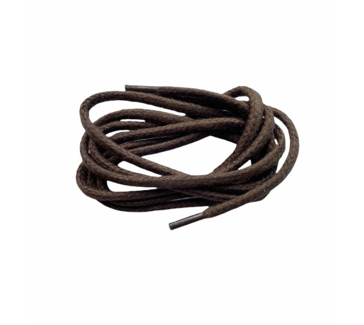 Шнурки Perfect круглые средние с пропиткой (коричневые), 150 см  #1