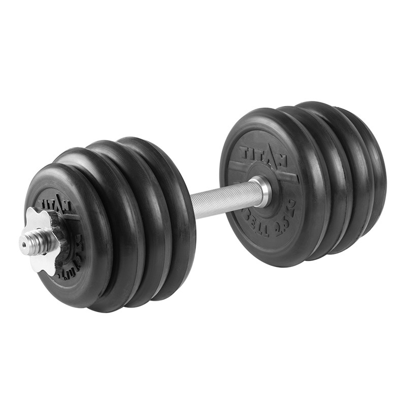 Гантель разборная 20 кг TITAN Barbell - d26, Комплектация №2 с железной ручкой  #1