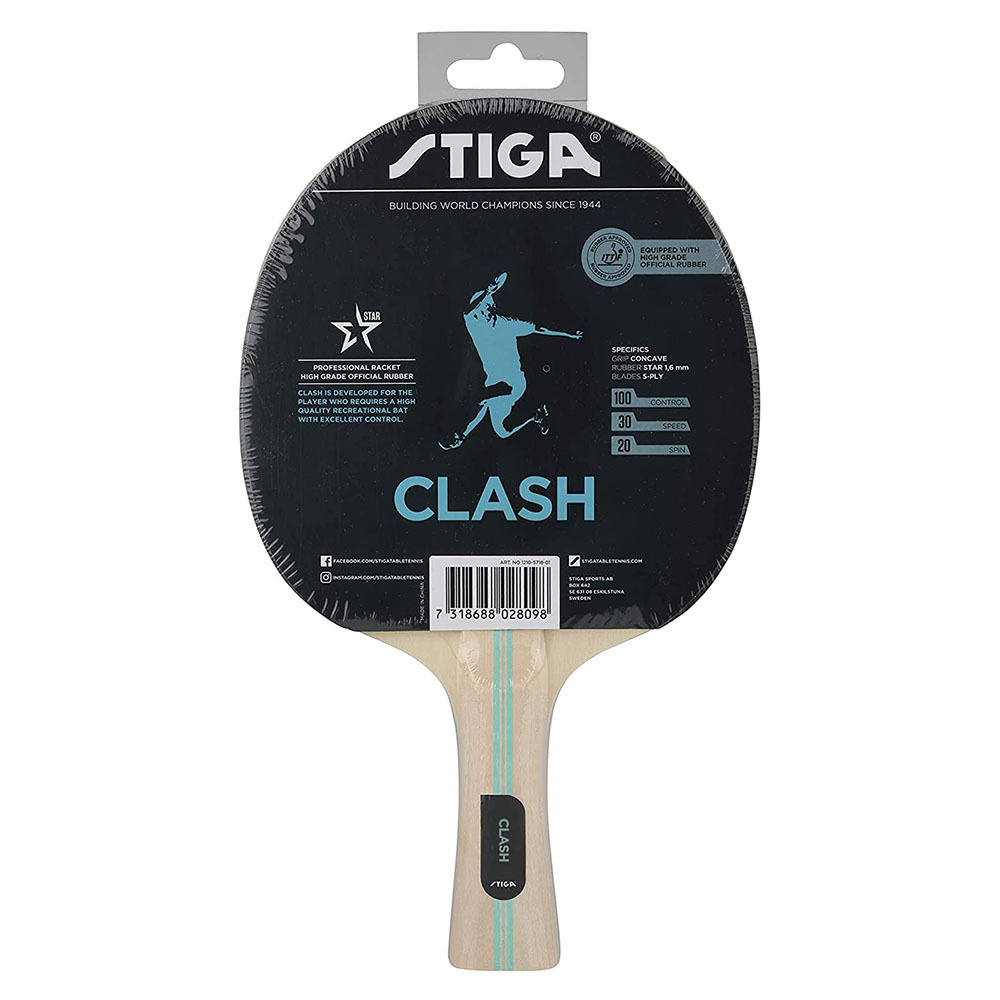 Ракетка для настольного тенниса STIGA Clash Hobby ITTF 1210-5718-01, 1.6 мм  #1