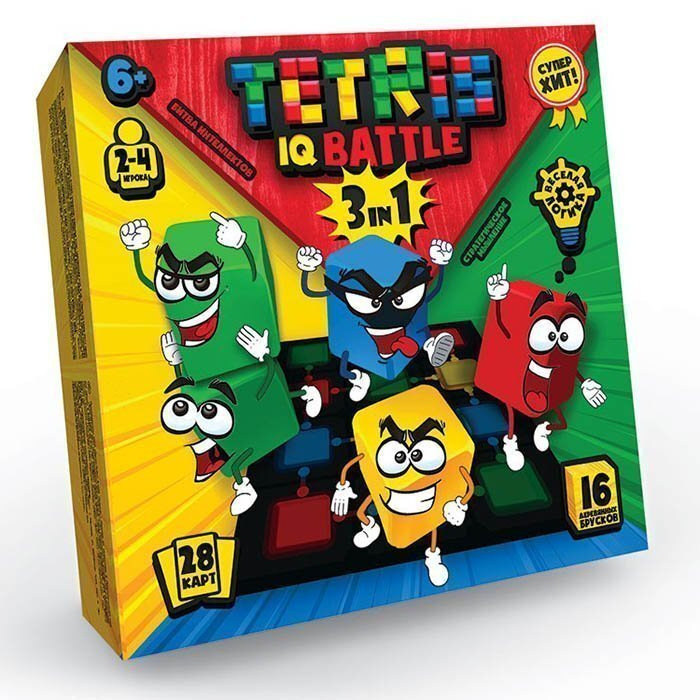 Игра настольная Веселая логика серии Tetris IQ battle  #1