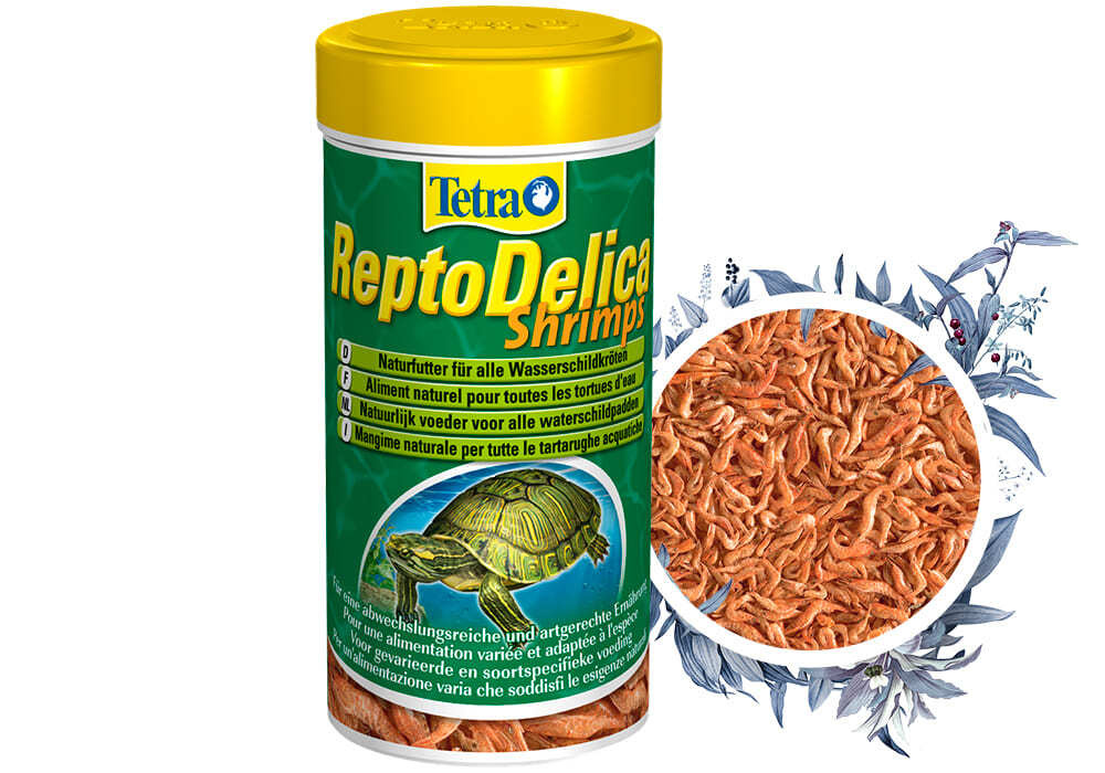 Корм для черепах Tetra ReptoDelica Shrimps 1л деликатес из креветок  #1