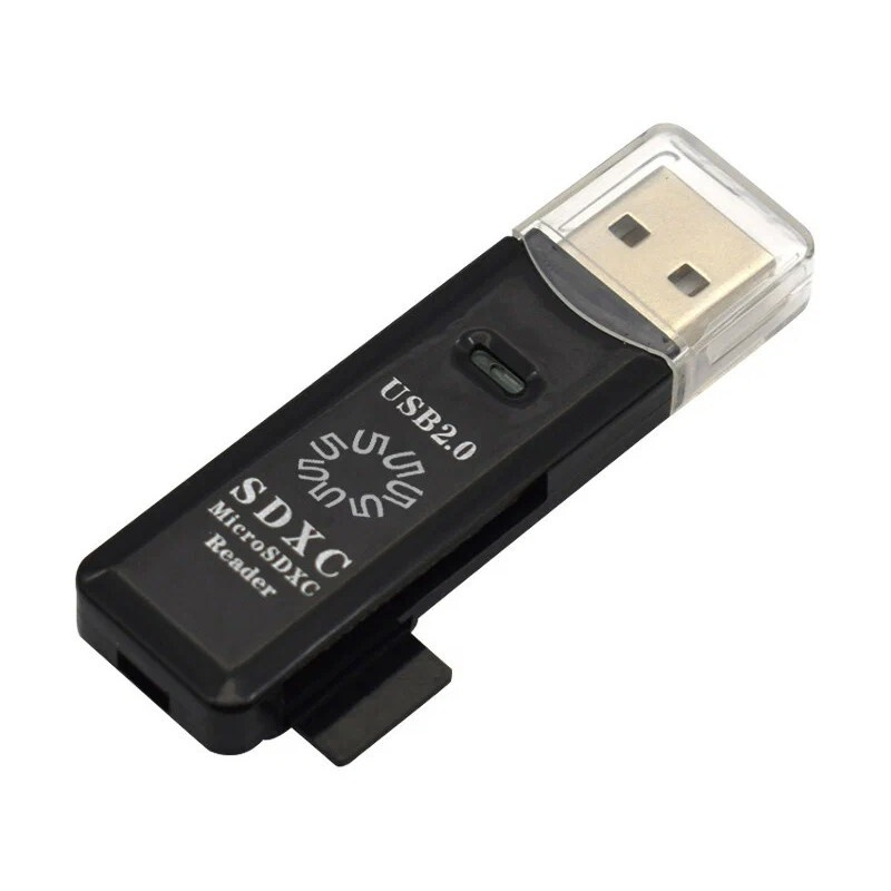 5bites RE2-100BK2.0 Устройство ч-з карт памяти - SD - TF - USB PLUG - BLACK #1