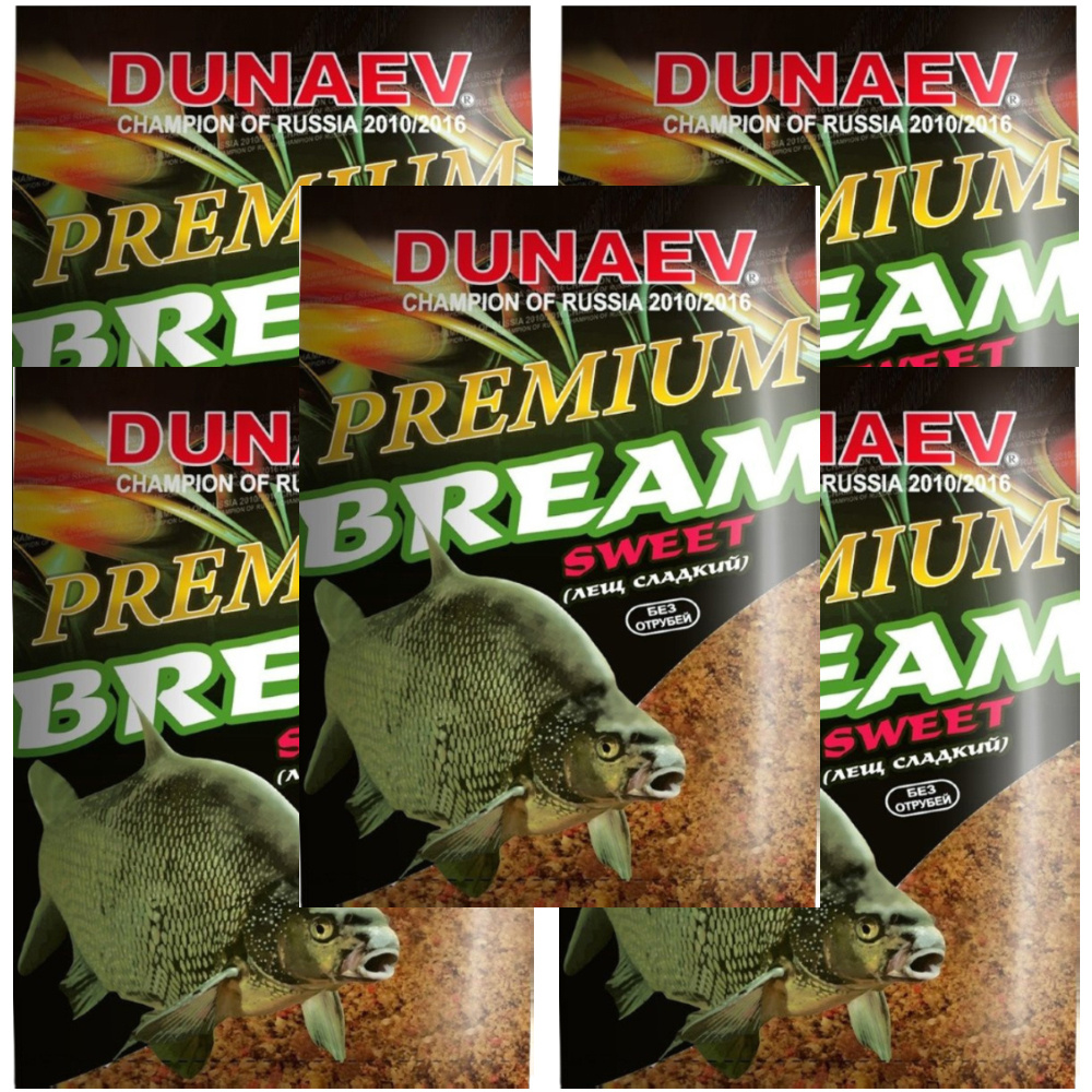 Прикормка Dunaev PREMIUM Лещ Сладкий (5 упаковок/ 5 кг) #1