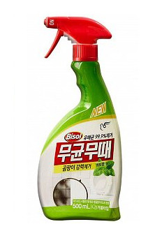 Pigeon Чистящее средство для ванной комнаты от плесени с ароматом трав с распылителем Bisol, 500мл  #1