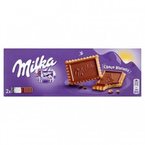 Печенье Milka Biscuiti / Милка Бисквитное с шоколадом печенье 150гр (Германия)  #1