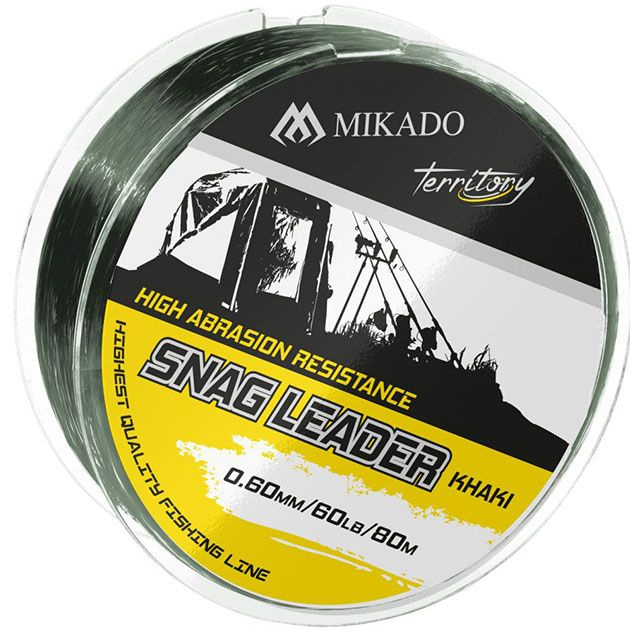 Снэг лидер Mikado Territory SHOCK LEADER SNAG LEADER FC диаметр 0,50 мм, длина 80 м. разрывная нагрузка #1