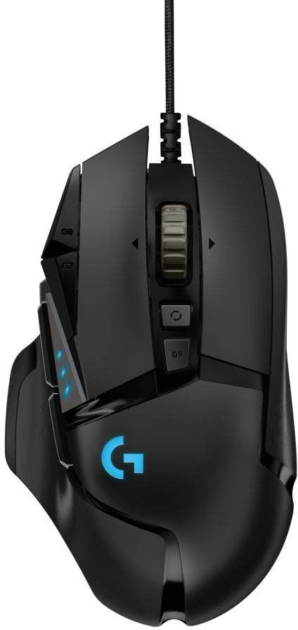 Мышь компьютерная Logitech G502 HERO проводная / черный #1
