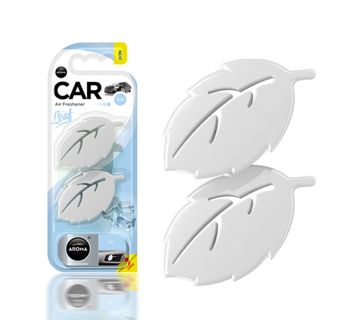 Ароматизатор для автомобиля "Aroma Car" Leaf 3D mini Ice, Польша #1