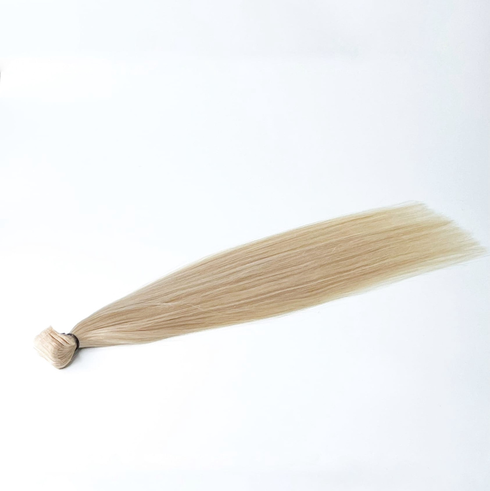 Европейские волосы для ленточного наращивания тон 613 натуральный блонд 50 см  #1