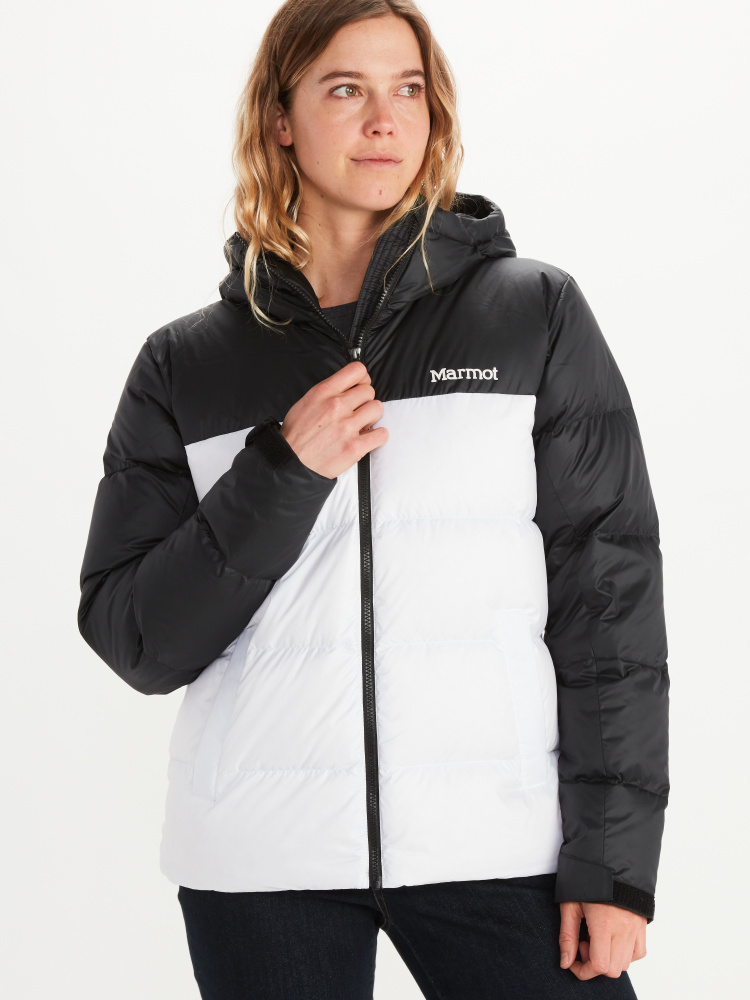 Куртка Marmot  Wm's Guides Down Hoody, White/Black, L #1