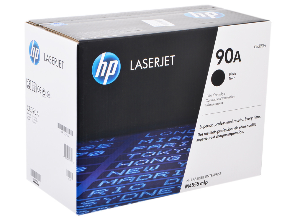 HP CE390A (90A) картридж черный (10000 стр) #1