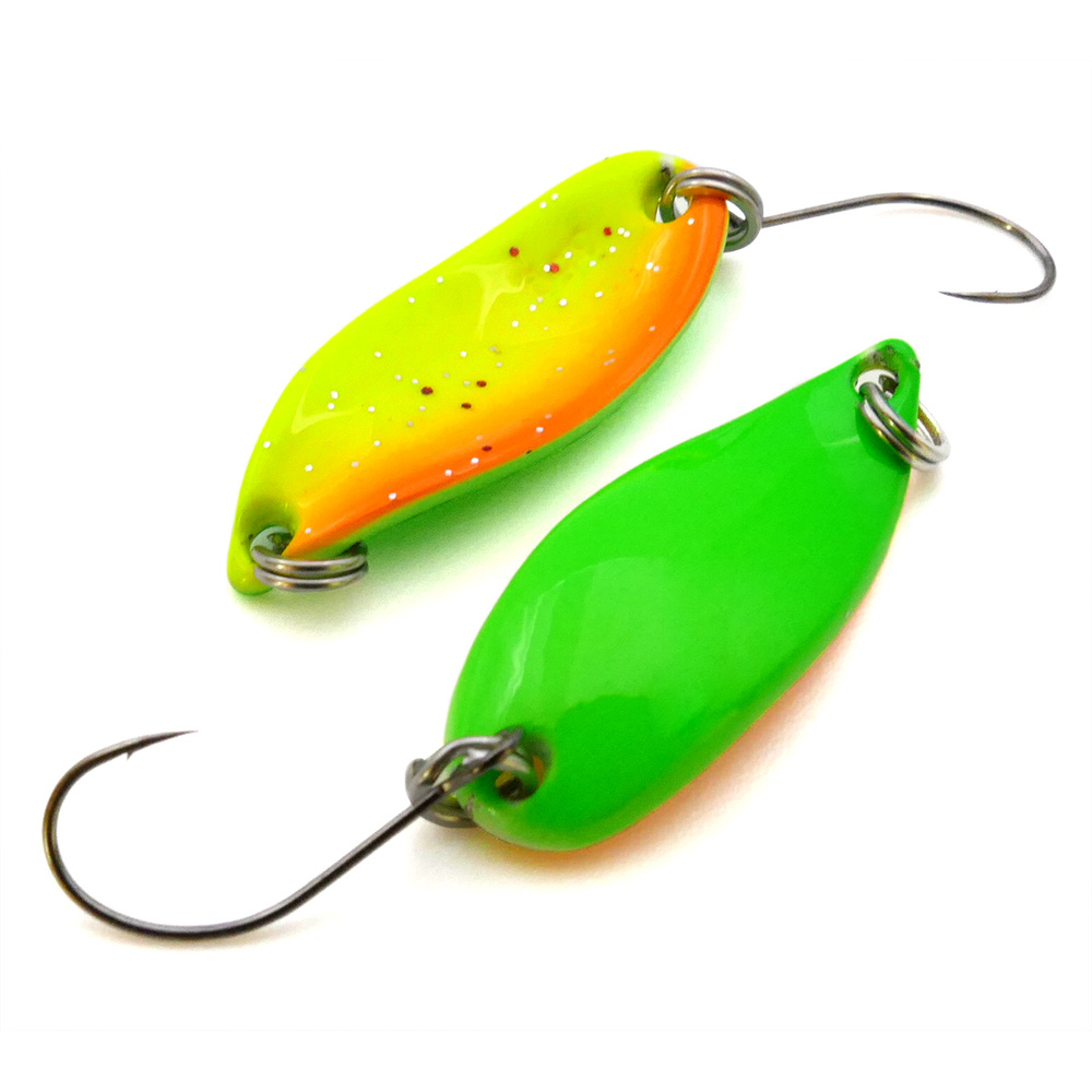 Колеблющаяся блесна Garry Angler Lake Mini-Spoon 5gr цвет #04 UV на форель, голавля, хариуса/Ловля форели #1