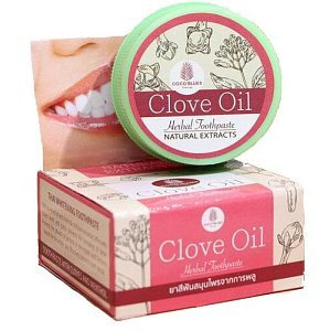 Coco Blues Тайская травяная зубная паста с гвоздикой и ментолом Herbal Toothpaste Clove Oil, 30гр  #1