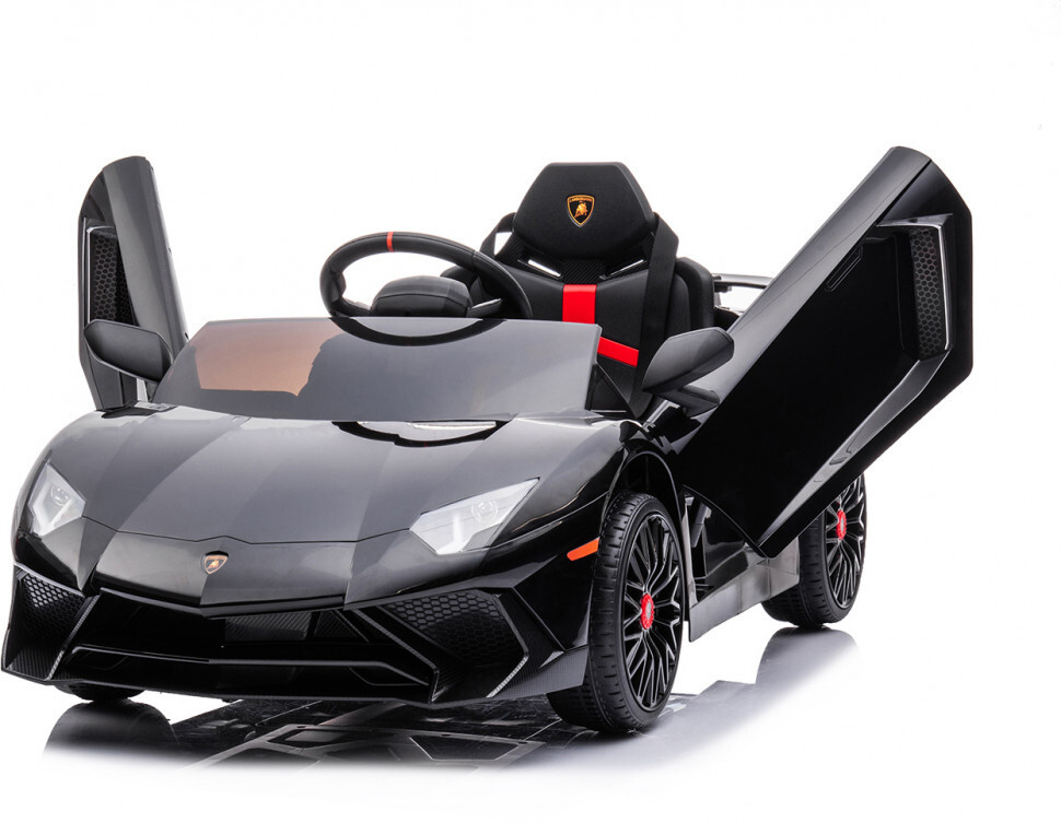 Детский электромобиль Lamborghini Aventador SV Roadster 2WD 12V - BDM0931-BLACK #1