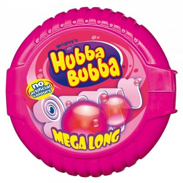 Жевательная резинка лента Wrigley's Hubba Bubba Fruit Mix / Вриглейс Хубба-Бубба Фрут Микс 56гр (Германия) #1