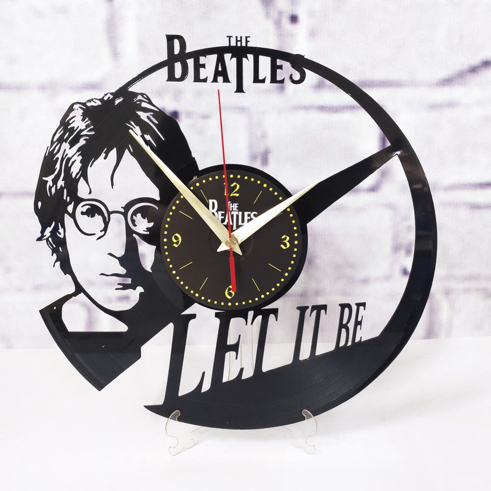 Часы из виниловой пластинки Beatles 4 "Let it be.." #1