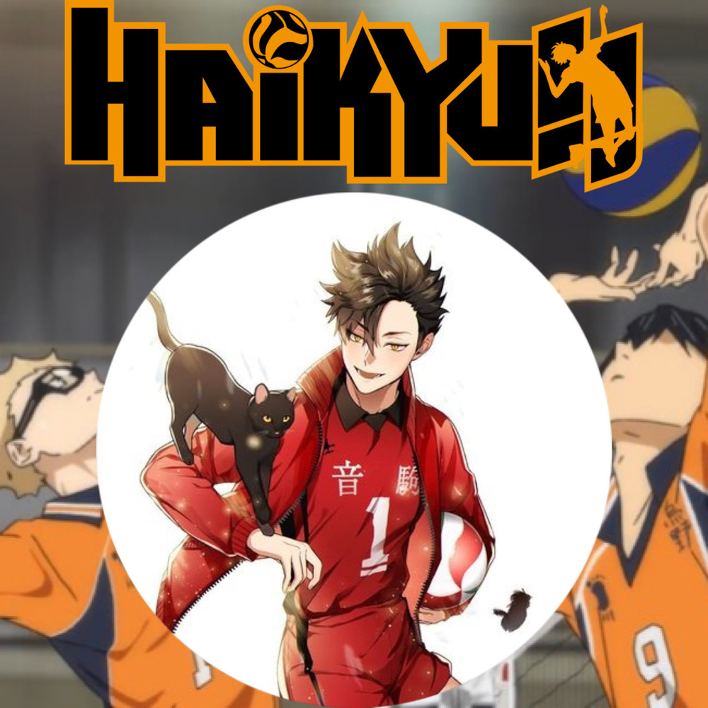 Значок 56 мм по аниме: Волейбол !! / Haikyuu !! #1