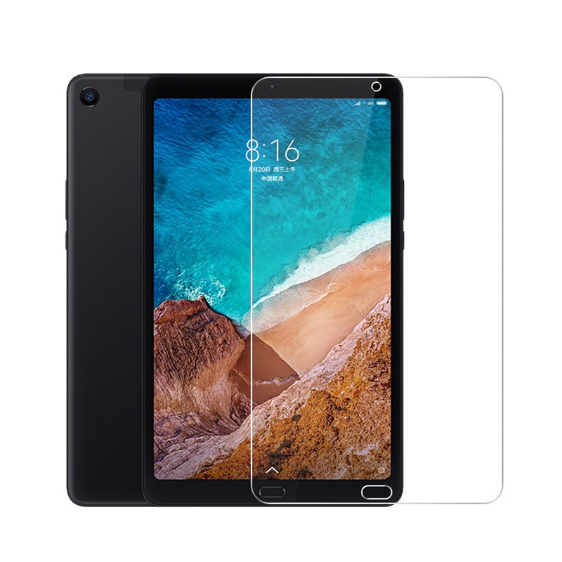 Защитное противоударное стекло MyPads для планшета Xiaomi Mi Pad 4 с олеофобным покрытием  #1