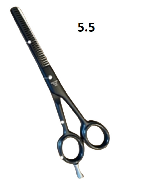 CHARITES Ножницы ученические парикмахерские, филировочные для стрижки волос, размер 5.5 в блистере KINGLING #1
