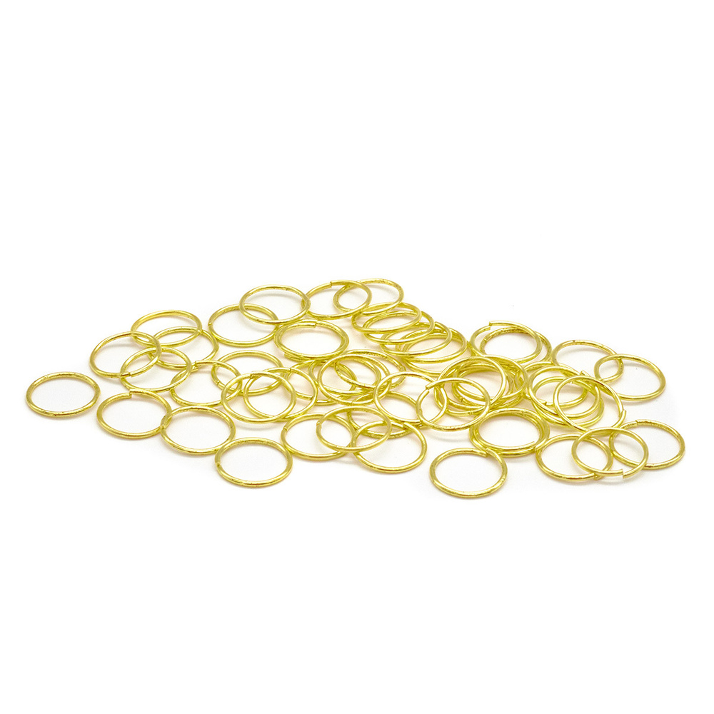Кольцо соединительное Astra&Craft, 0.9*12 мм, фурнитура для бижутерии, 50 шт/упак, цвет яркое золото #1