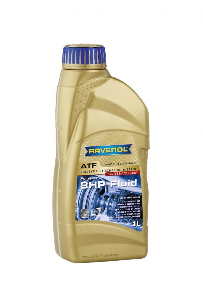 Масло трансмиссионное RAVENOL ATF 8HP Fluid 1 L Professional Line #1