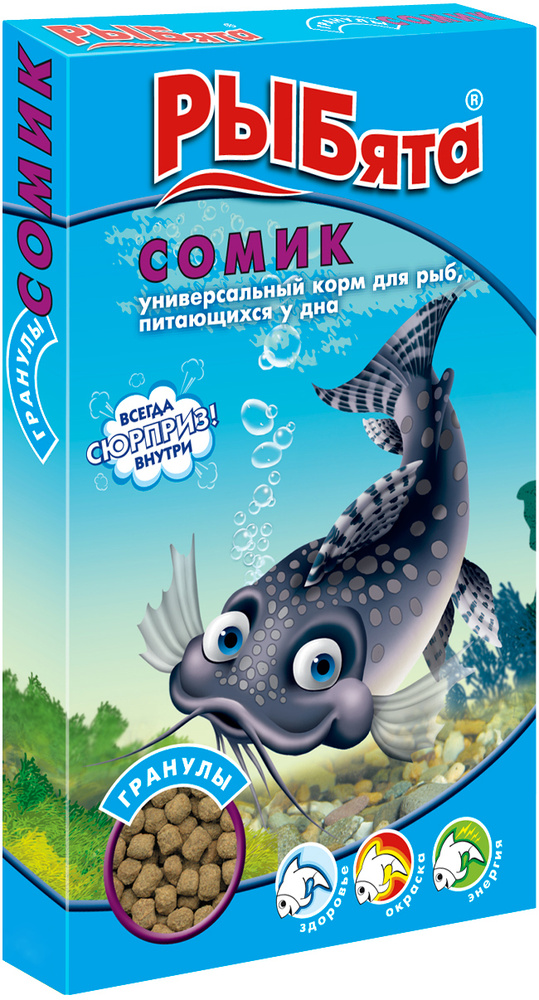 Корм РЫБята (Зоомир) универсальный для донных рыб "Сомик", 35 г  #1