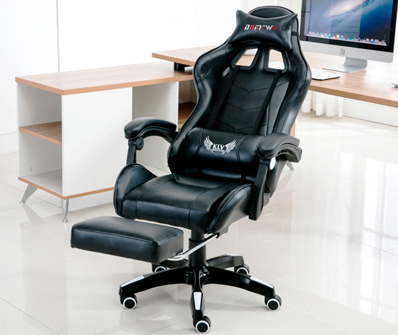 DOMTWO Игровое компьютерное кресло, черный #1