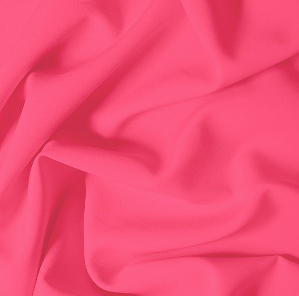 Ткань Габардин стрейч Белый Лебедь 150см г/к розовый.барби #18-2143 100%пэ 183г/м2 (НА ОТРЕЗ)  #1
