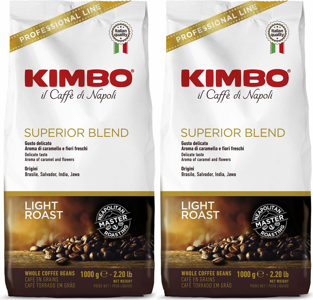 Кофе Kimbo Superior Blend в зернах 1 кг, комплект: 2 упаковки по 1 кг  #1