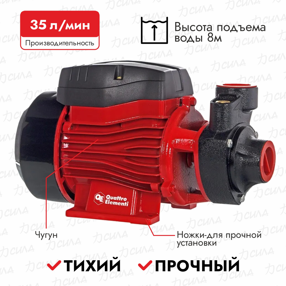 Насос вихревой Quattro Elementi Giardino 401 Ci (910-119)