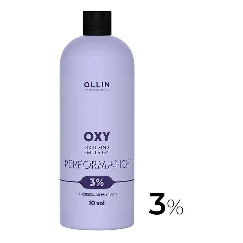 Ollin Performance Oxy Окислитель (эмульсия, оксигент, оксид) для красителя 3%, 1000мл  #1