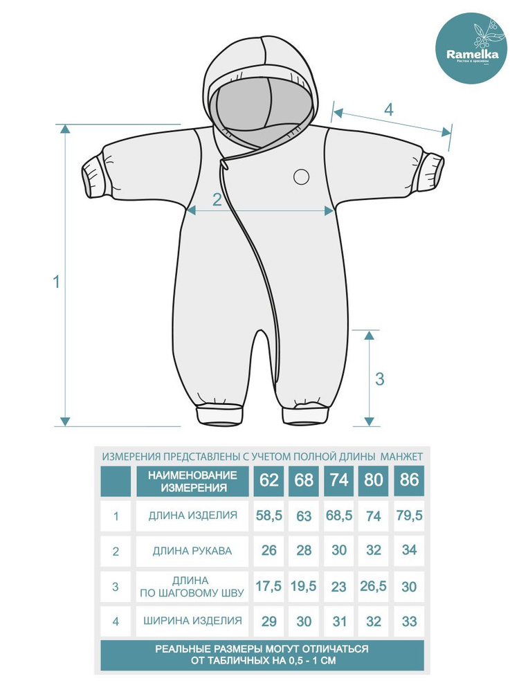Комбинезон утепленный Ramelka #1